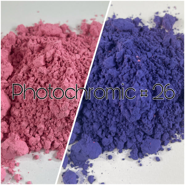 Photochromic Color Changing Powders Sunlight Sensitive
