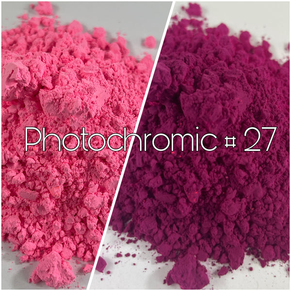 Photochromic Color Changing Powders Sunlight Sensitive