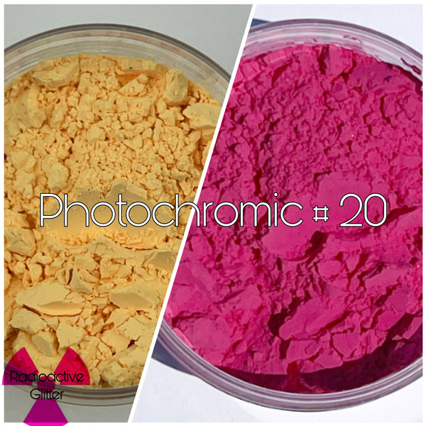 Photochromic Color Changing Powders Sunlight Sensitive