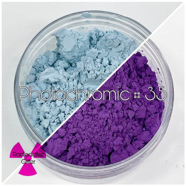 Photochromic Color Changing Powders Sunlight Sensitive
