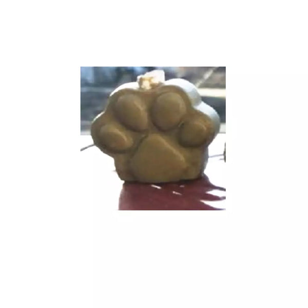 020 Dog Paw Straw Topper Silicone Mold