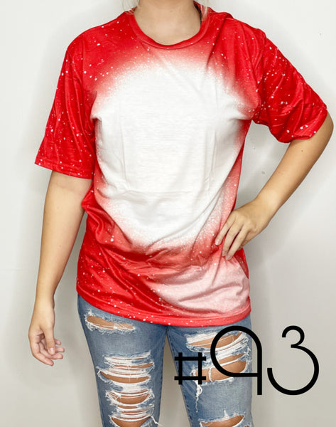 Sublimation Bleached Tee #093