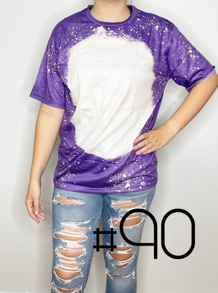 Sublimation Bleached Tee #090