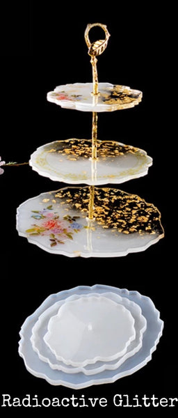 503 Circle 3 Tier Trays