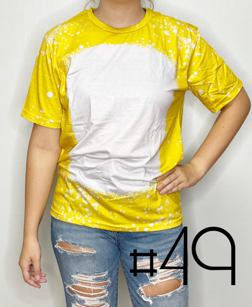 Sublimation Bleached Tee #049