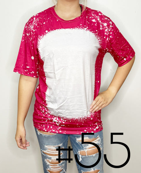 Sublimation Bleached Tee #055