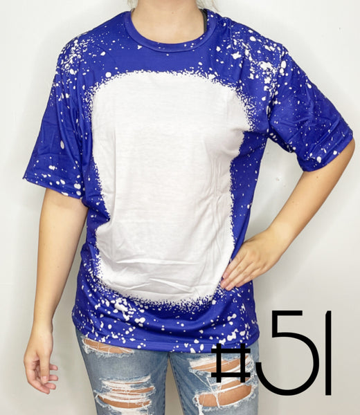 Sublimation Bleached Tee #051