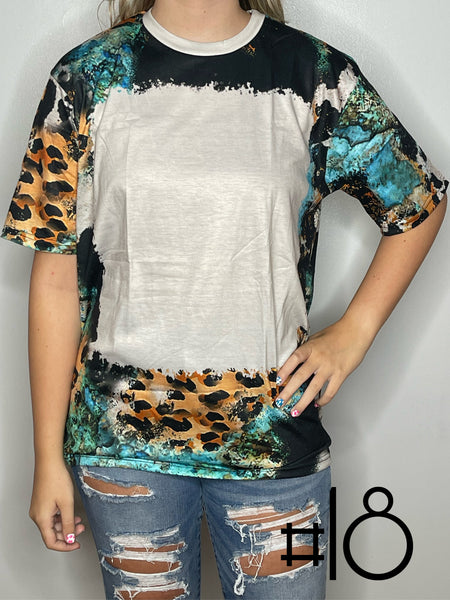 Sublimation Bleached Tee #018