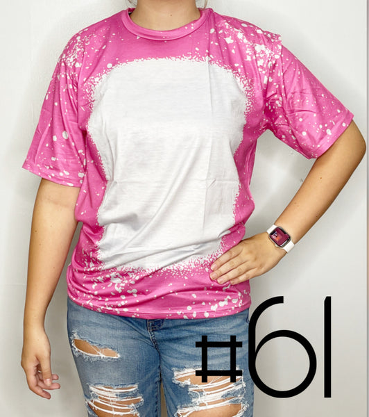Sublimation Bleached Tee #061