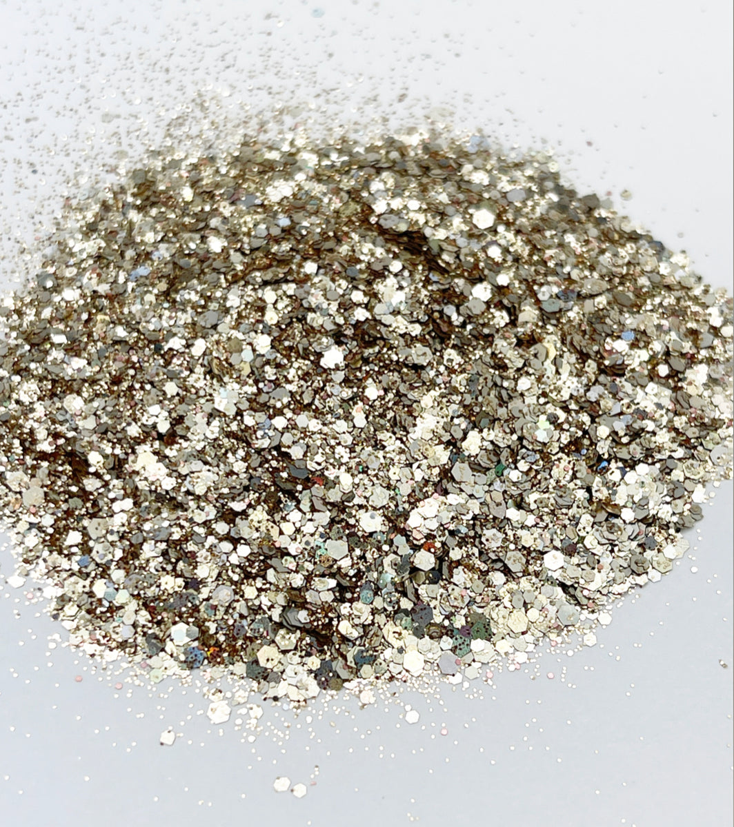 Sea Foam Green Hi-Temp Glitter – .030 Hex Cut, 2 Oz For Fishing Lure Making
