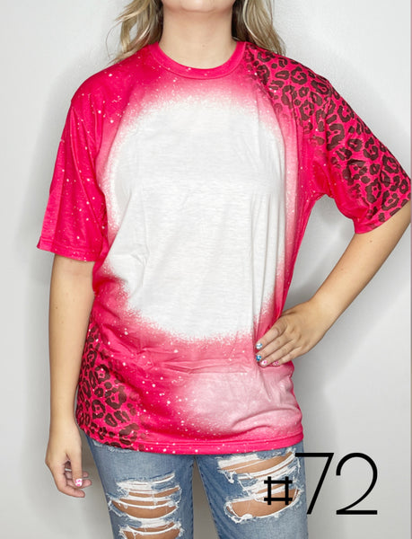 Sublimation Bleached Tee #072