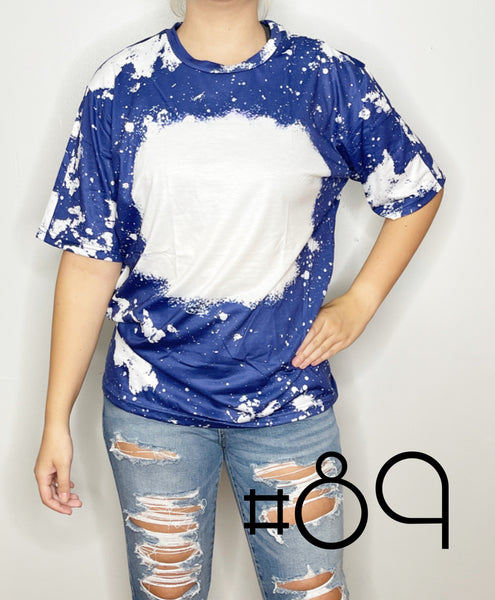Sublimation Bleached Tee #089