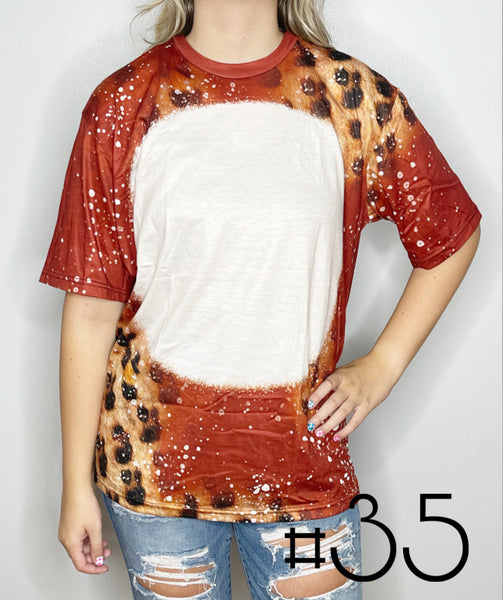 Sublimation Bleached Tee #035