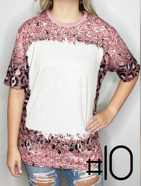 Sublimation Bleached Tee #010