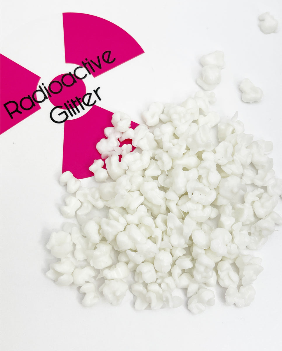 White Popcorn - Faux Craft Toppings – Radioactive Glitter