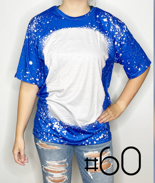 Sublimation Bleached Tee #060