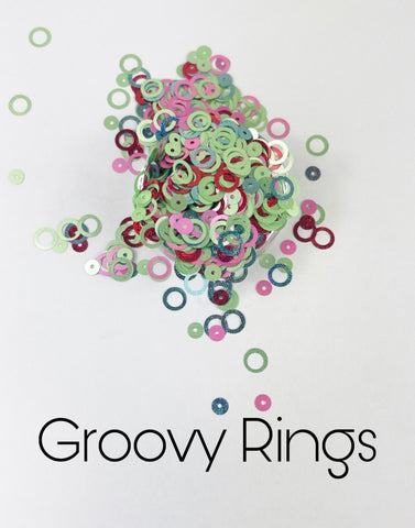 G1203 Groovy Bubble Circles Rings