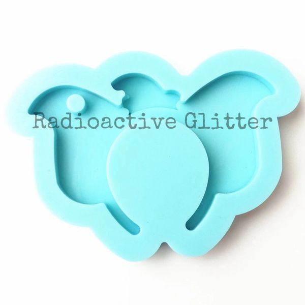 282 Elephant Headband Silicone Mold