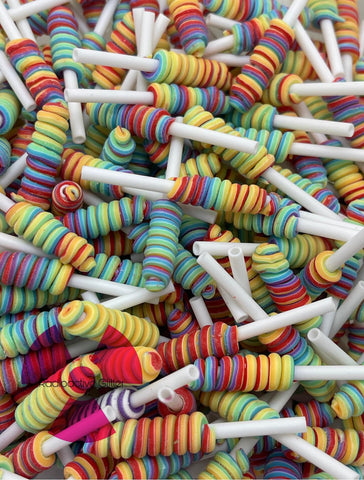 G0751 Carnival Swirl Lollipop - 10 Pieces
