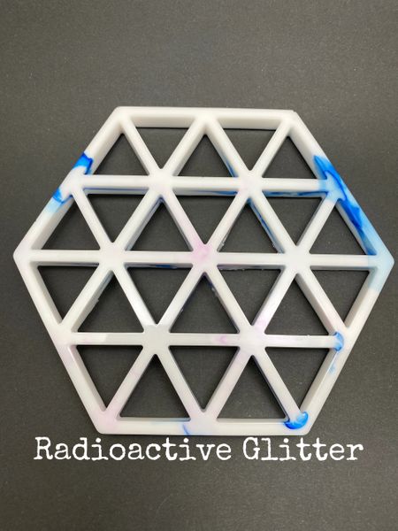 302 Hexagon Triangle Coaster Silicone Mold