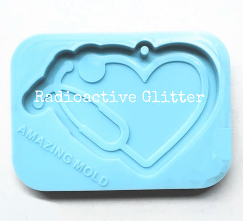 363 Heart Stethoscope Silicone Mold