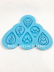 335 Earring Palette Silicone Mold