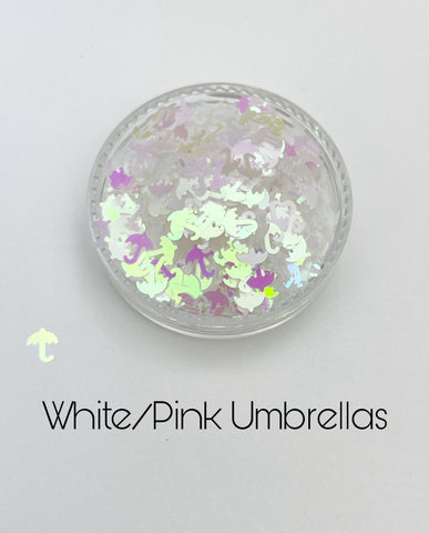 G0141 Pink/White Umbrellas