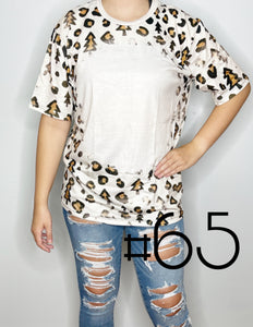 Sublimation Bleached Tee #065