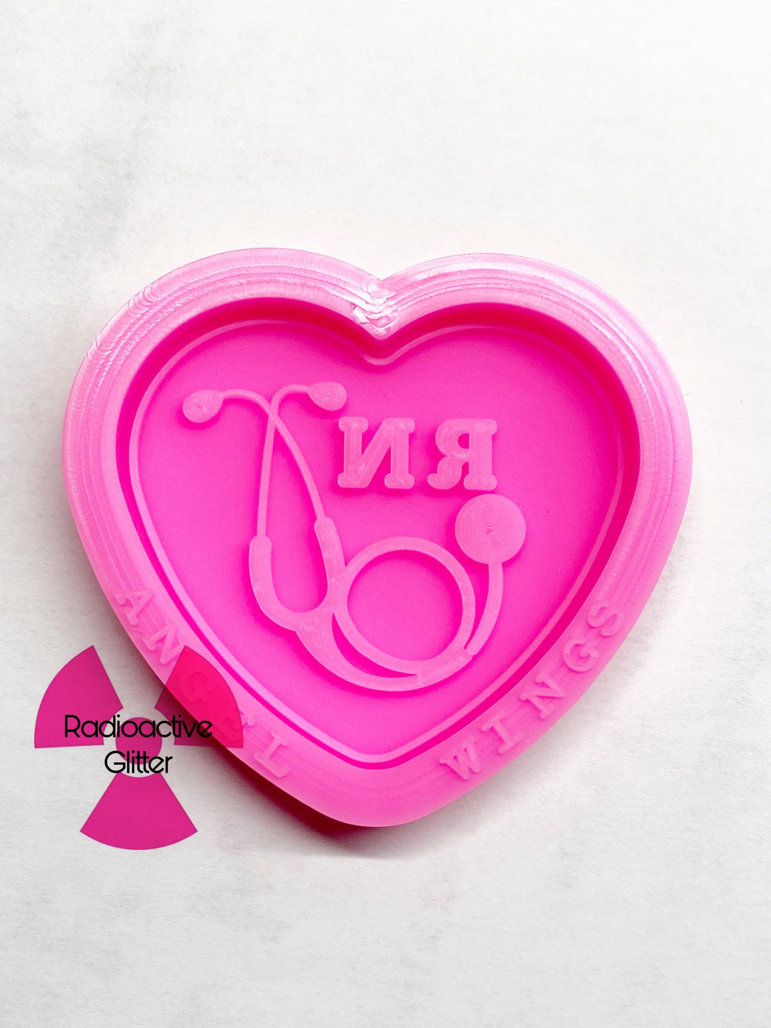 364 RN Heart Silicone Mold