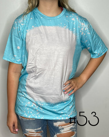 Sublimation Bleached Tee #053