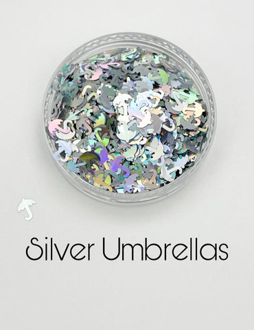 G0359 Silver  Umbrellas