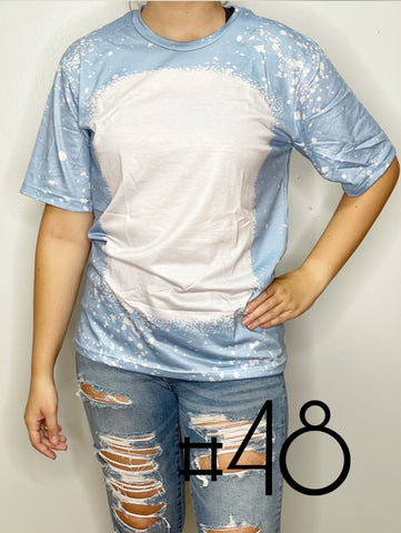 Sublimation Bleached Tee #048