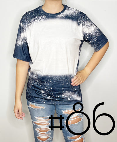 Sublimation Bleached Tee #086