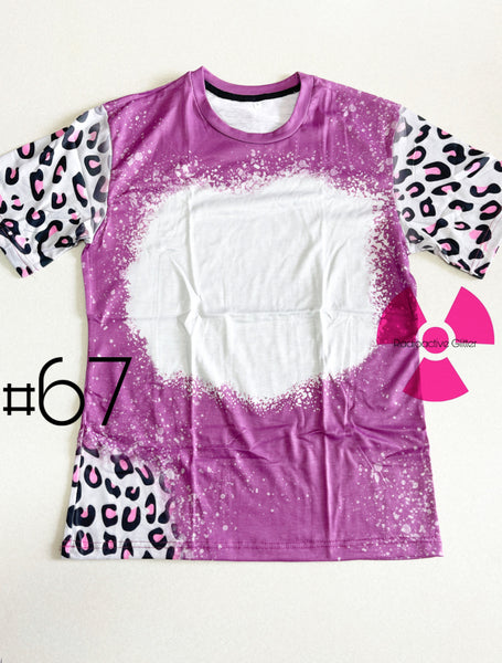 Sublimation Bleached Tee #067