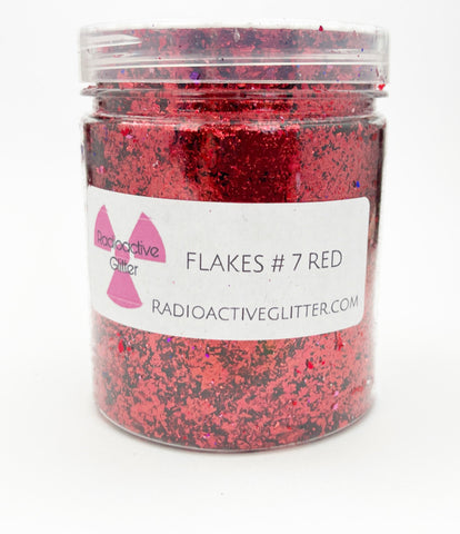 G1081 Flakes 7 Red