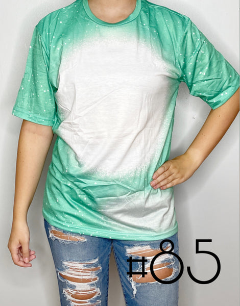 Sublimation Bleached Tee #085