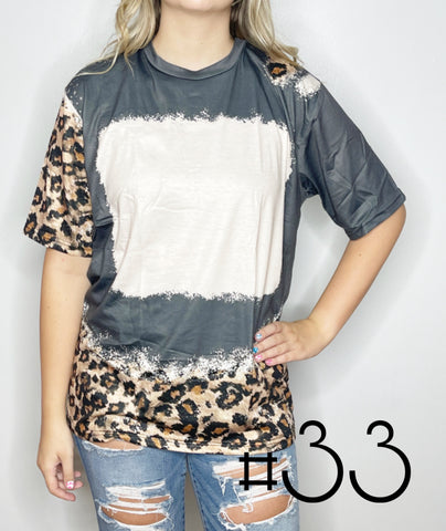 Sublimation Bleached Tee #033