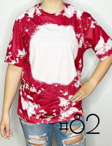 Sublimation Bleached Tee #082