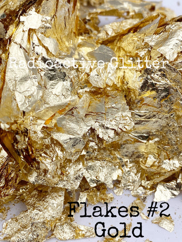 G1088 Flakes #2 Gold