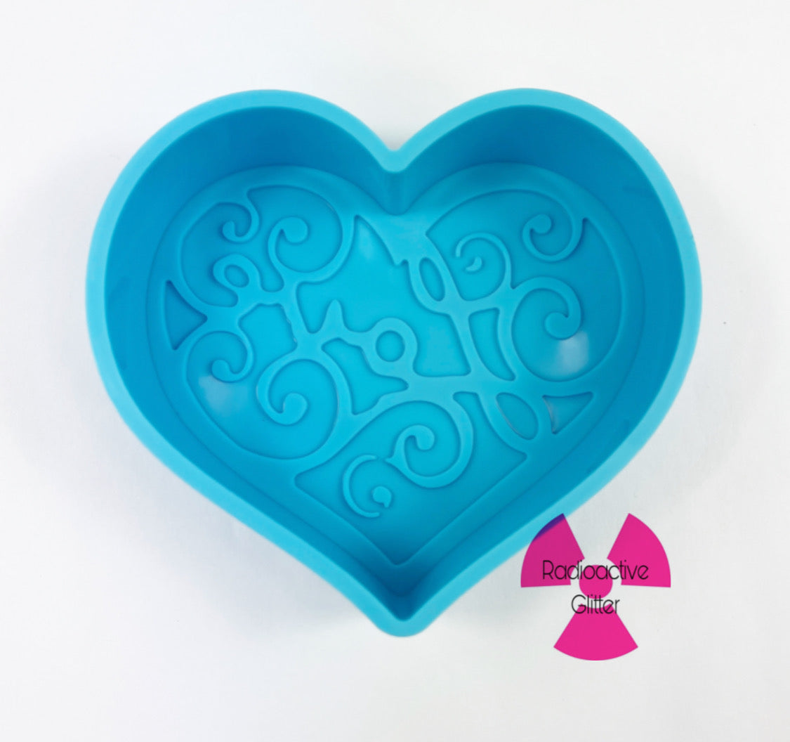 F046 Freshie Silicone Mold Heart