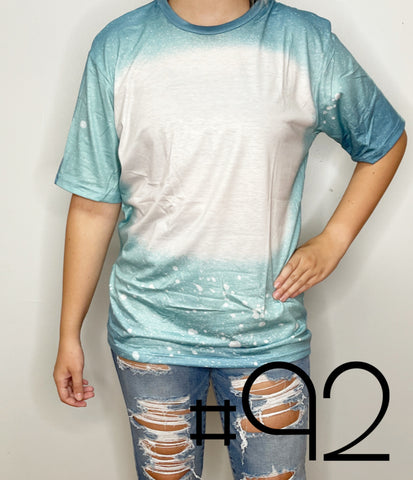 Sublimation Bleached Tee #092