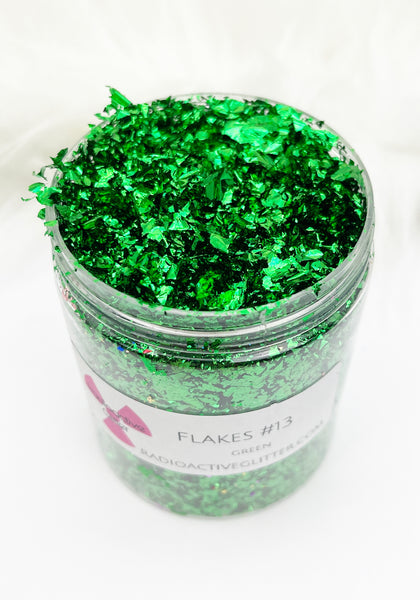 G0469 Flakes 13 Green