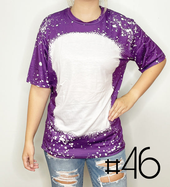 Sublimation Bleached Tee #046