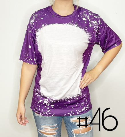 Sublimation Bleached Tee #046