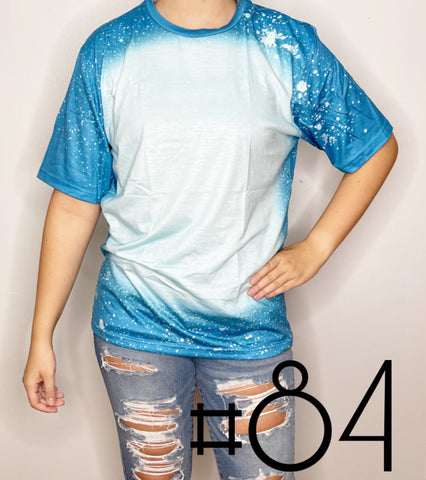 Sublimation Bleached Tee #084