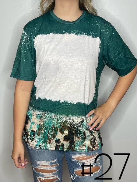 Sublimation Bleached Tee #027