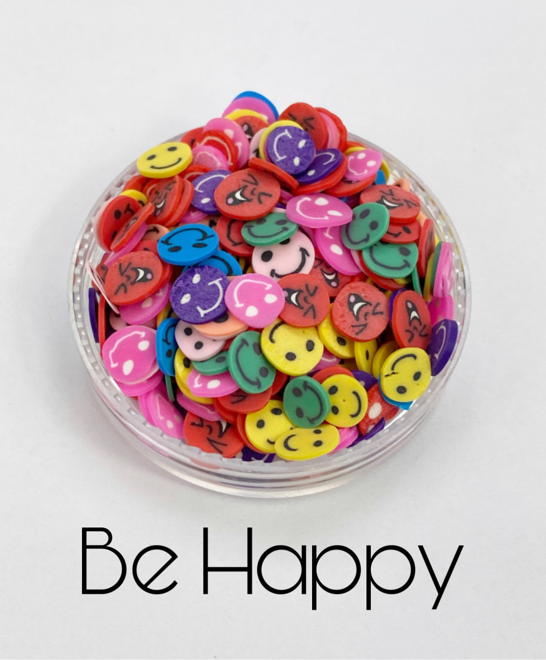 G0717 Be Happy - Faux Craft Toppings