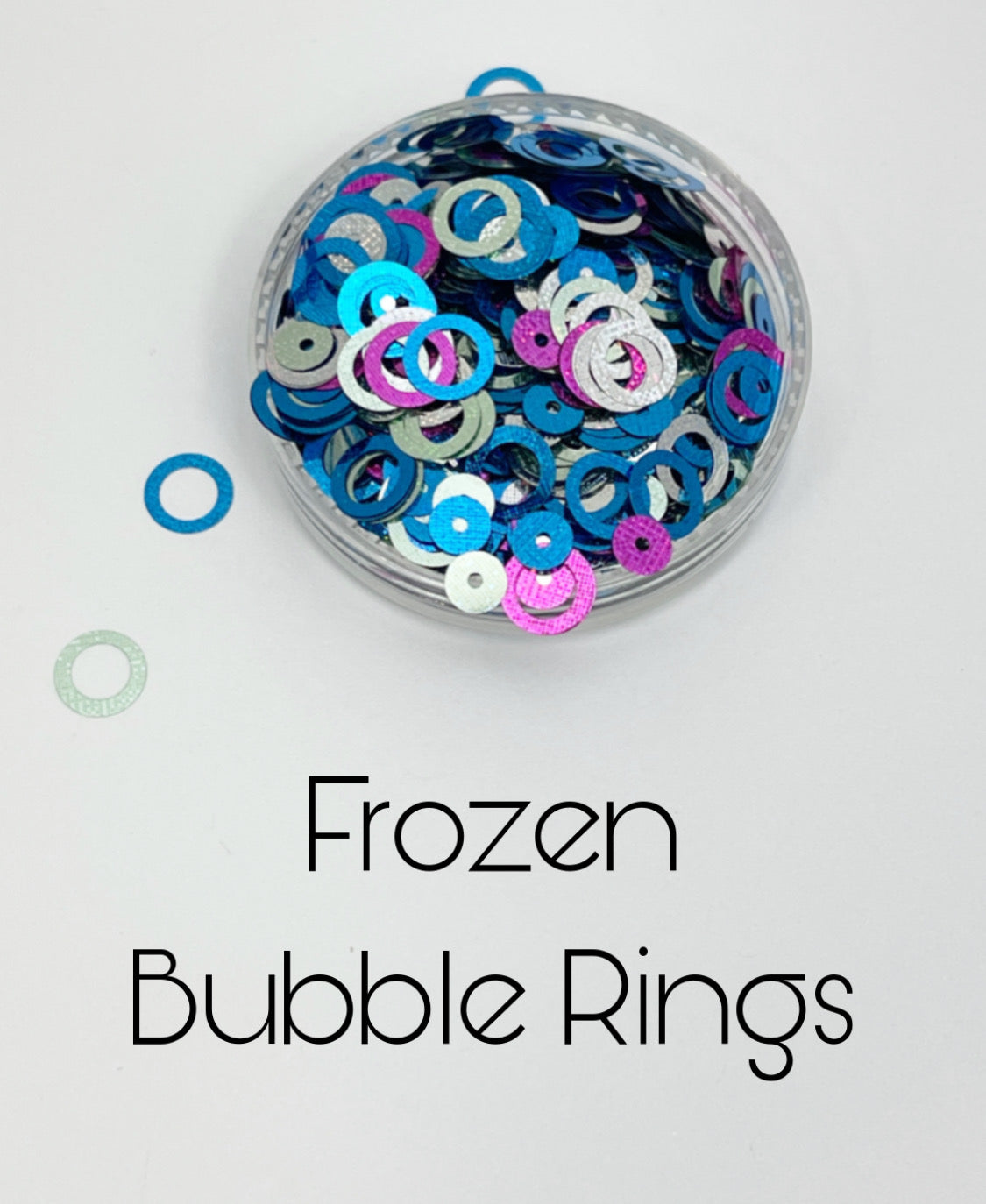 Frozen Bubble Rings