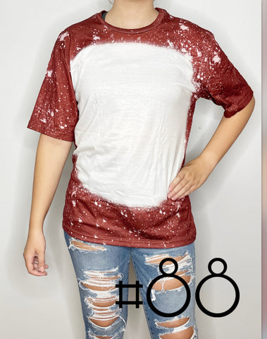 Sublimation Bleached Tee #088
