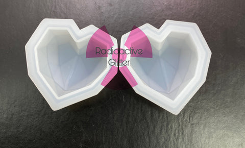 569 Geometric Heart Trinket Box